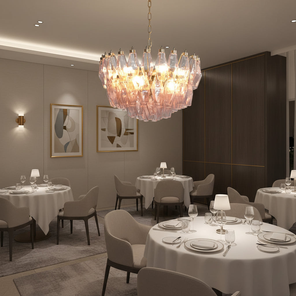 Facet Bloom Chandelier