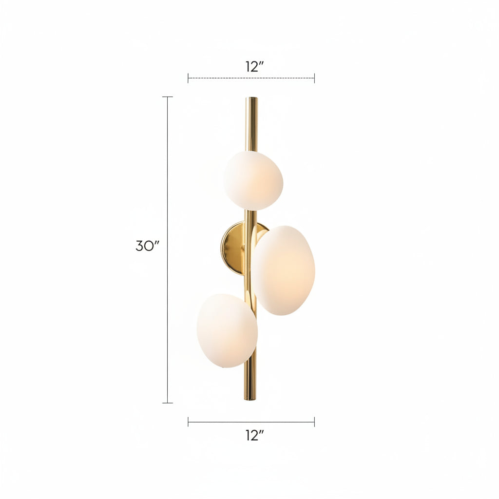 Radiante LED Globe Wall Sconce - Polished Gold