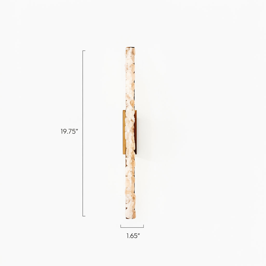 Demi LED Quartz Wall Sconce 19.75"