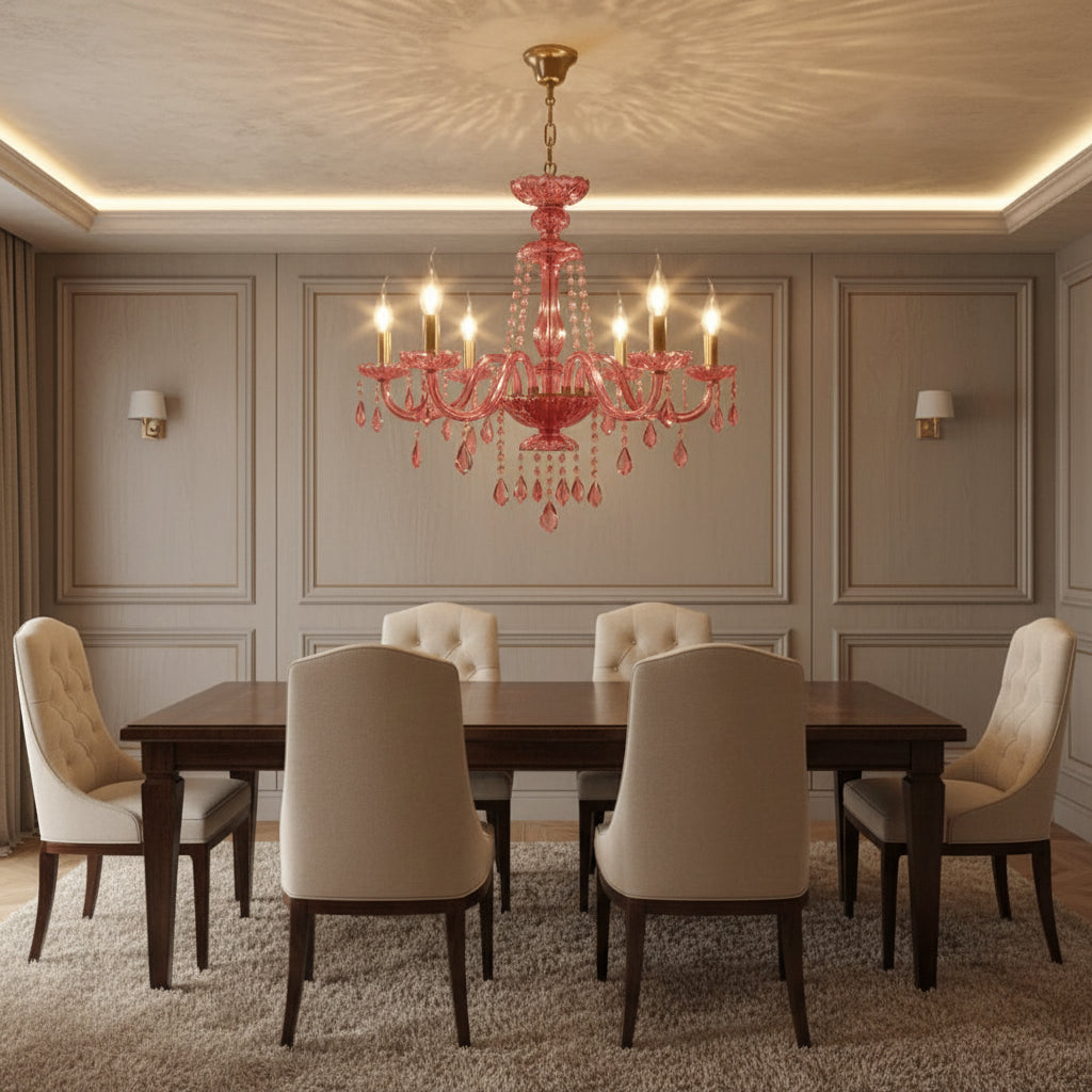 Brigitte Chandelier - Pink