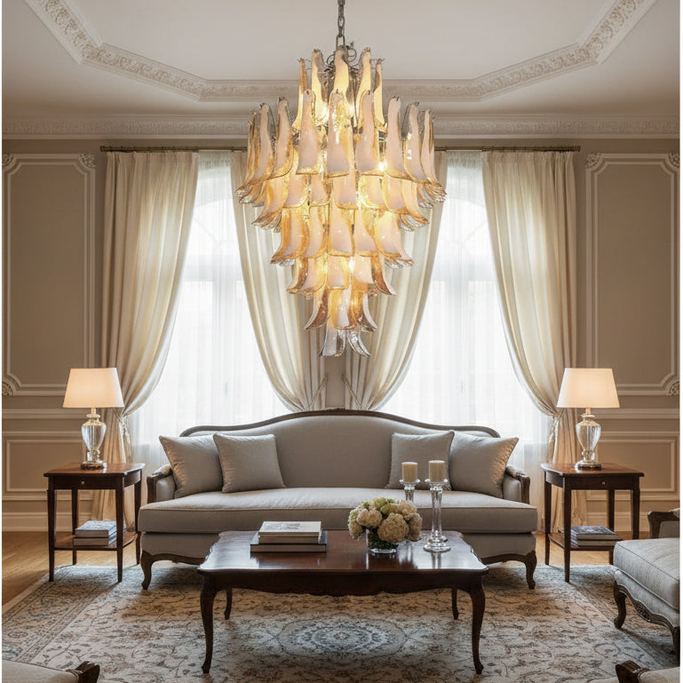 Dravina Glass Petals Pendant Lamp