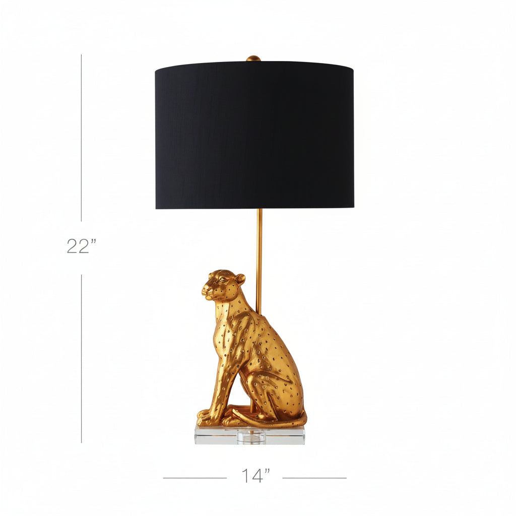 Leopard Table Lamp