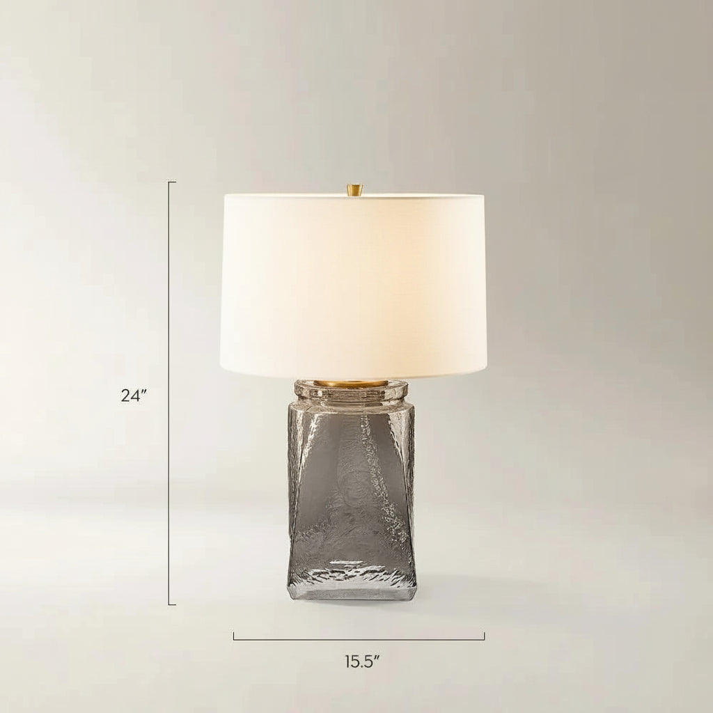 Rumi Reflective Glass Table Lamp
