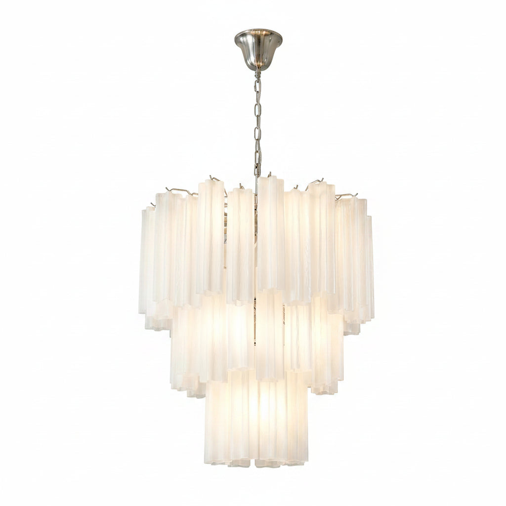 Frosted Glass Tubes Chandelier