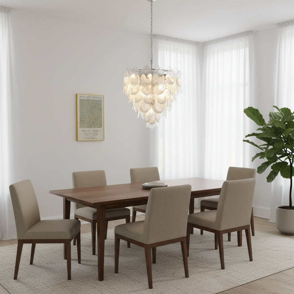 Frostelle Glass Chandelier