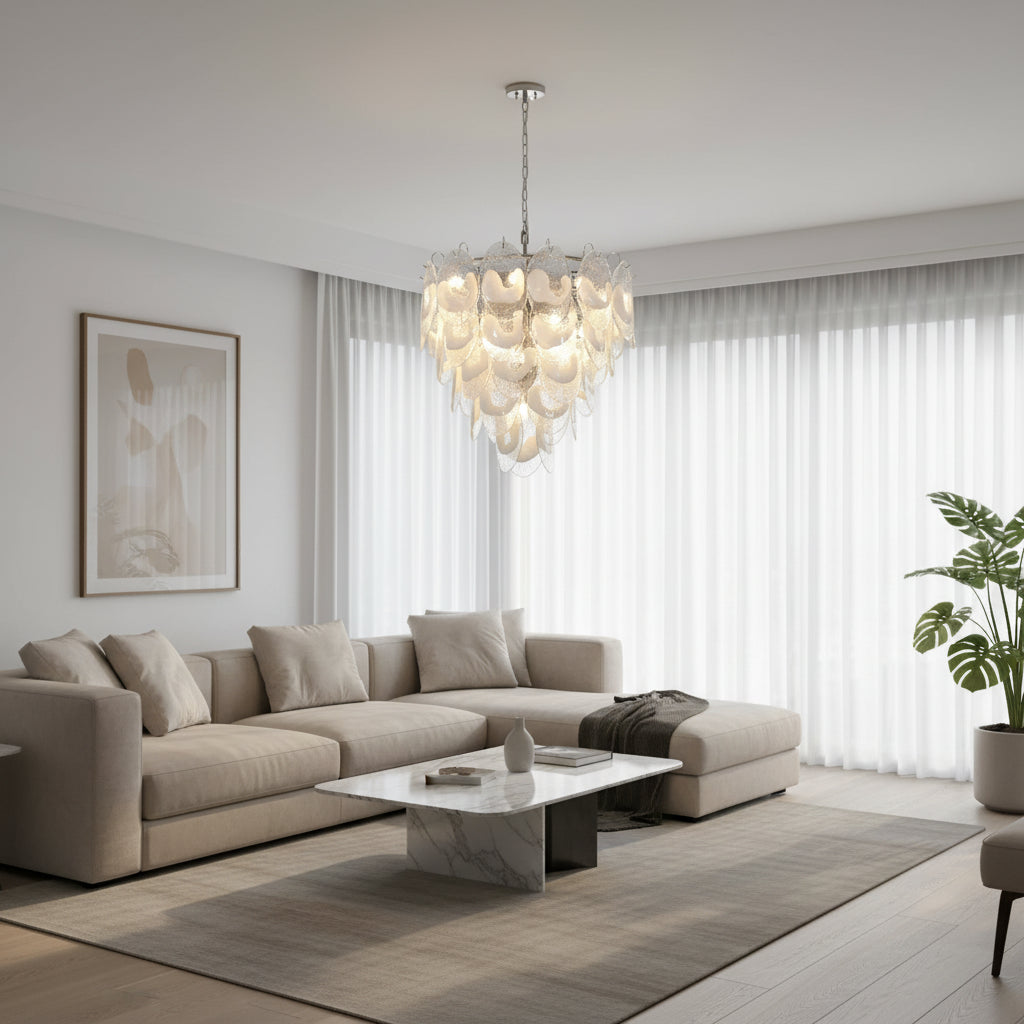 Frostelle Glass Chandelier