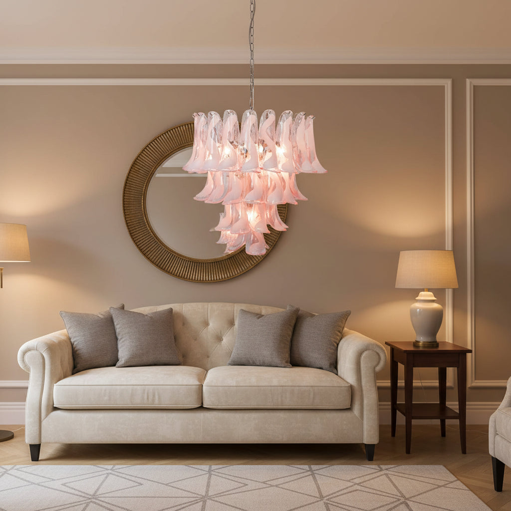 Florentine Lily Glass Chandelier