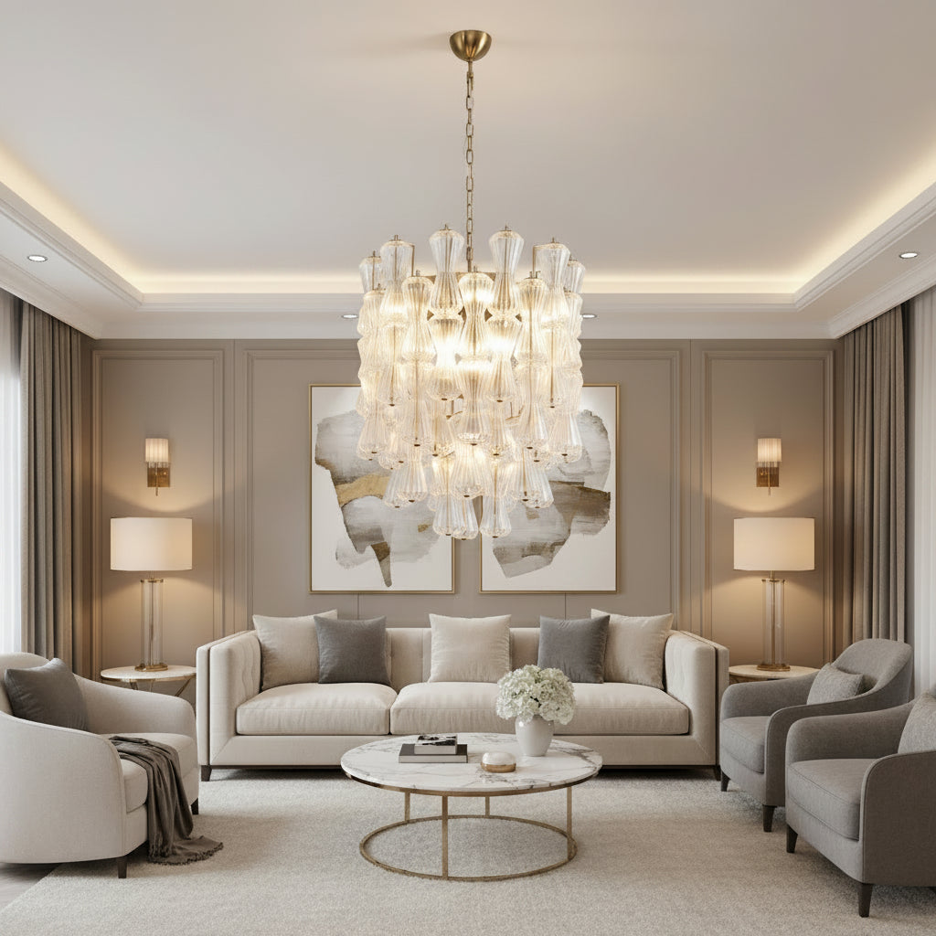 Florenzia Glass Chandelier