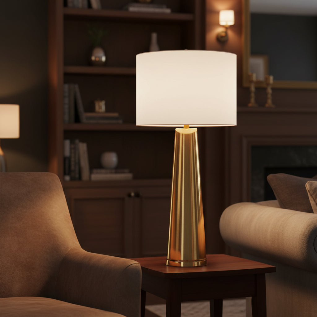 Century Table Lamp 40" - Gold