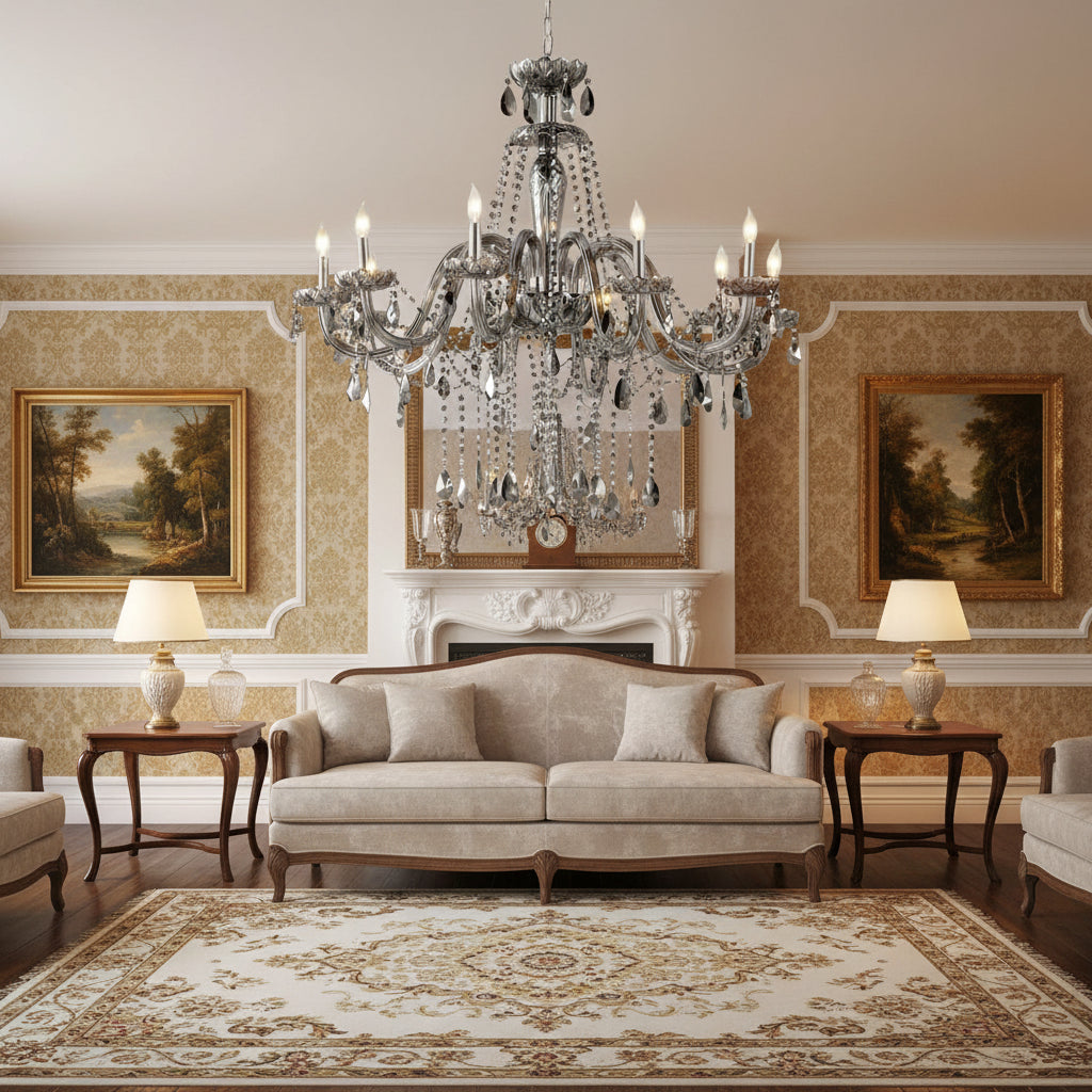 Omni Chandelier 38.5" - Graphite