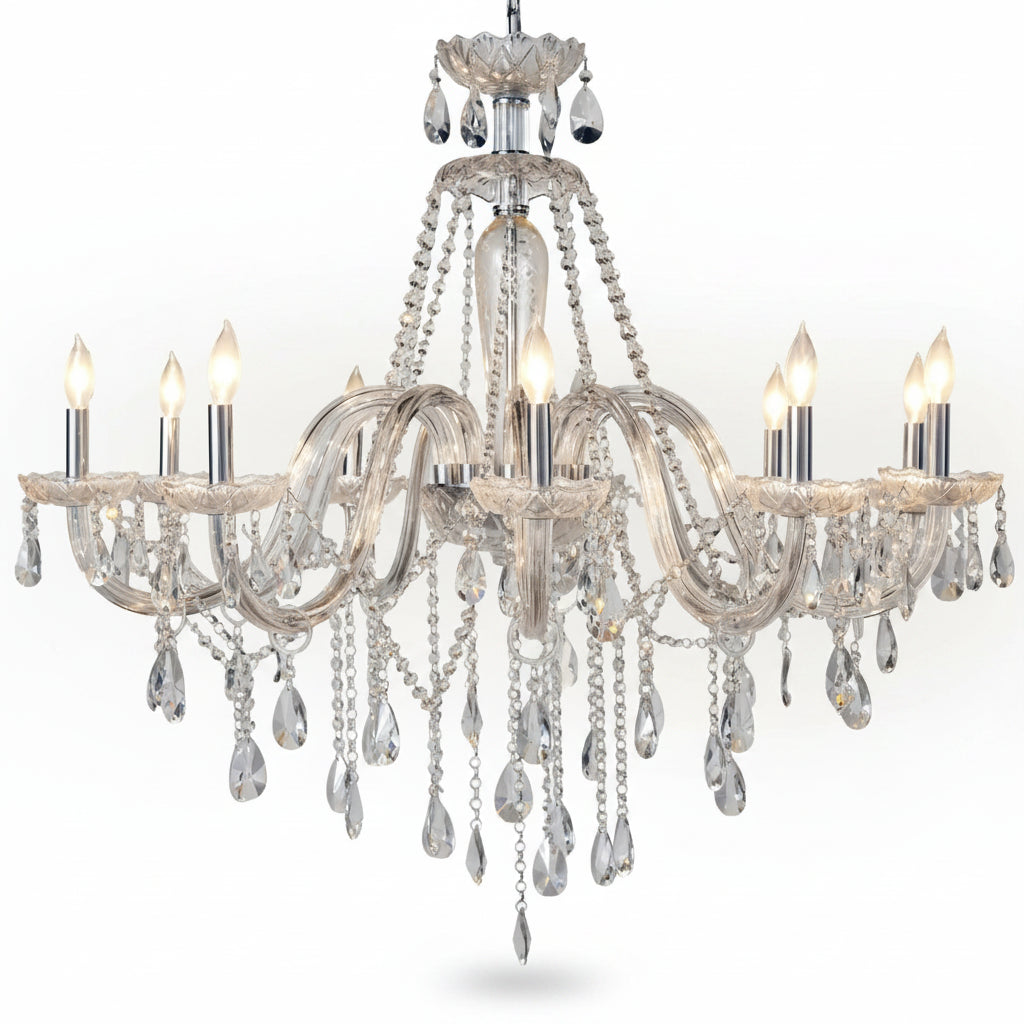 Omni Chandelier 38.5" - Clear