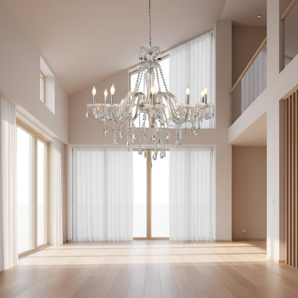 Omni Chandelier 38.5" - Clear