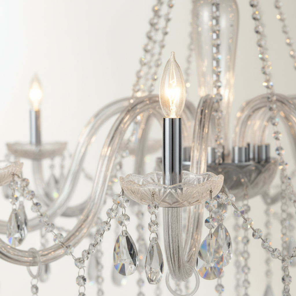 Omni Chandelier 38.5" - Clear