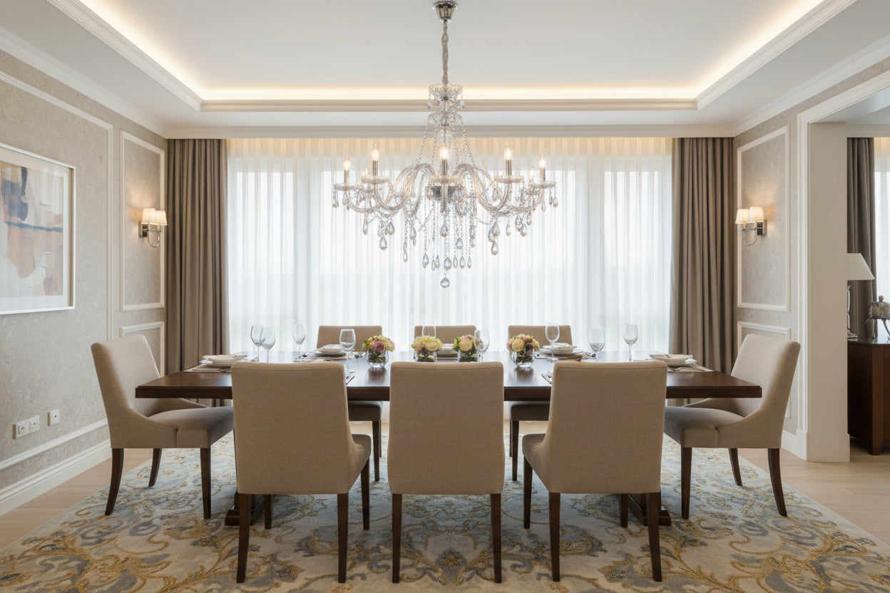 Omni Chandelier 38.5" - Clear