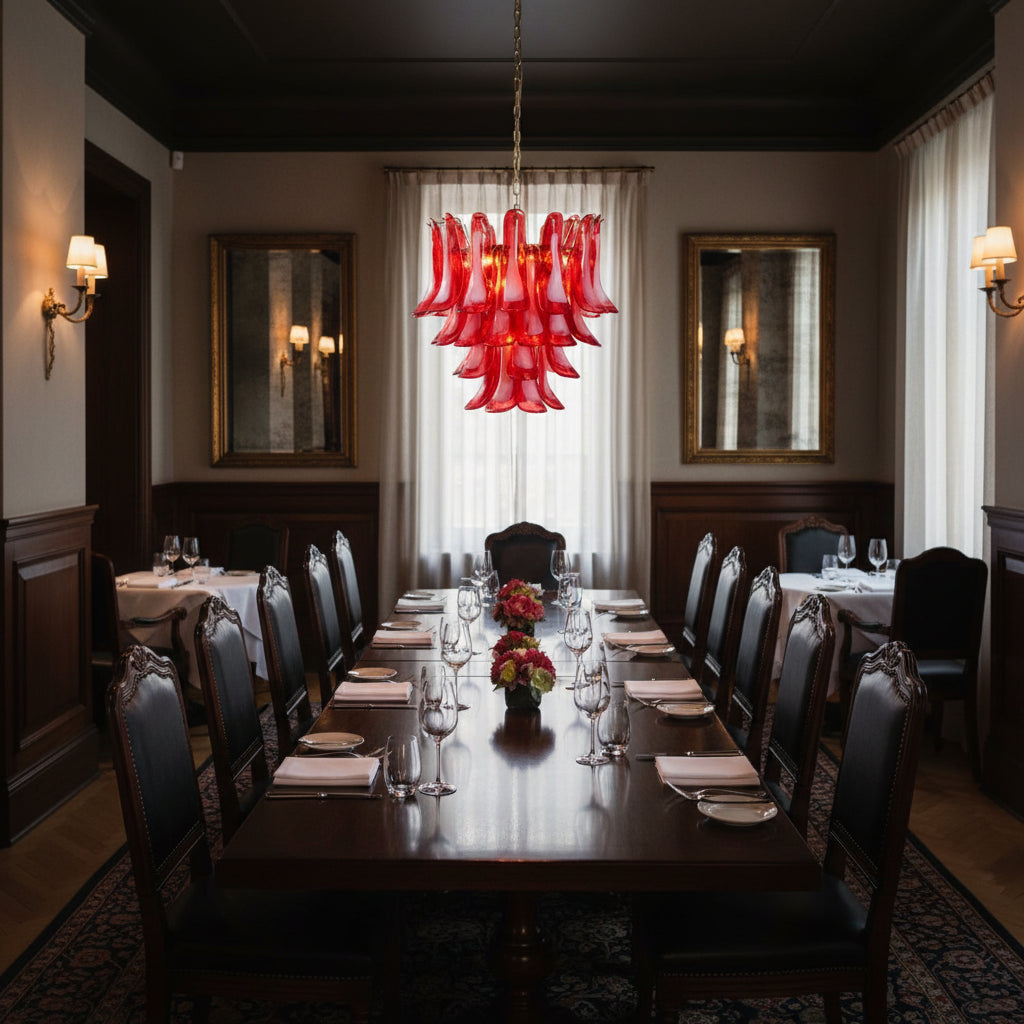 Fiametta Glass Chandelier