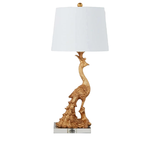Peacock Table Lamp