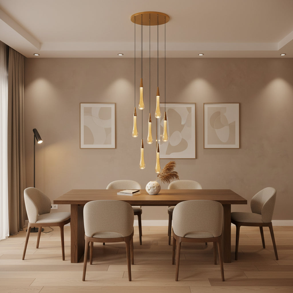 Custom Drop Pendant Light