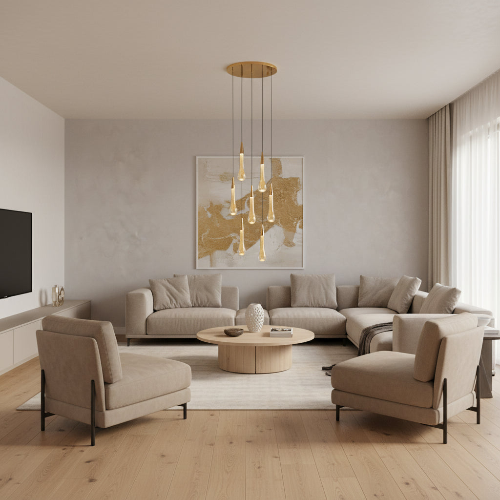 Custom Drop Pendant Light