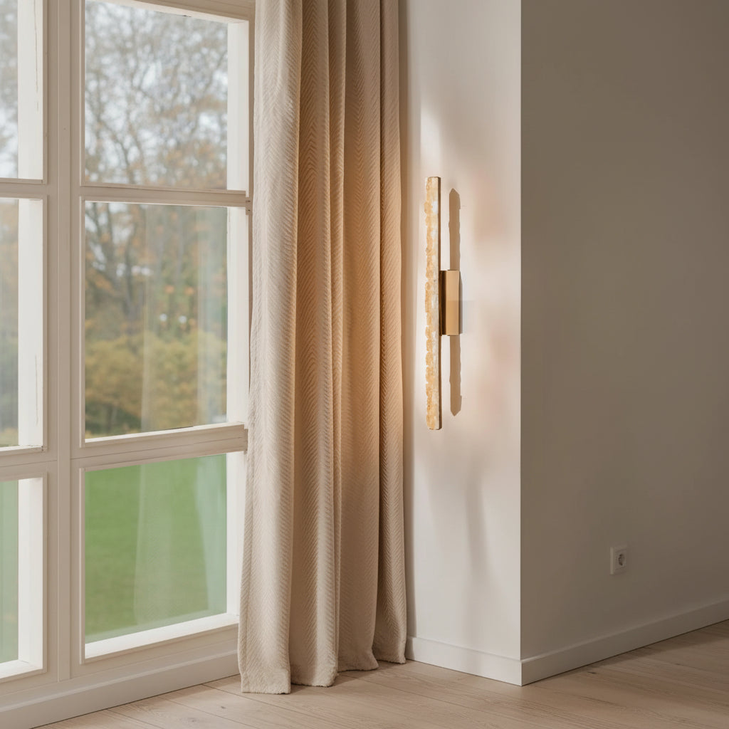 Demi LED Quartz Wall Sconce 19.75"