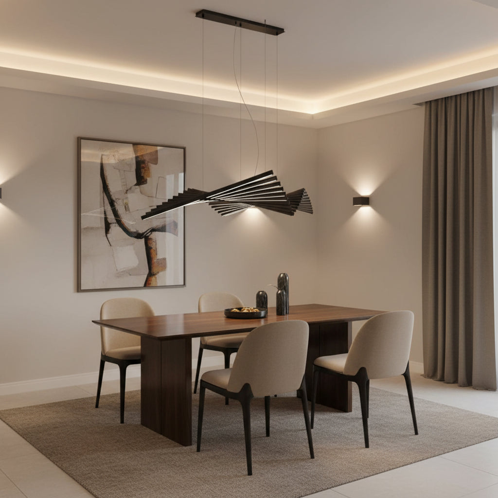 Waves Chandelier