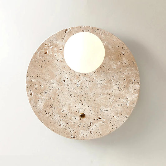 Eden Travertine Sconce 11.75"