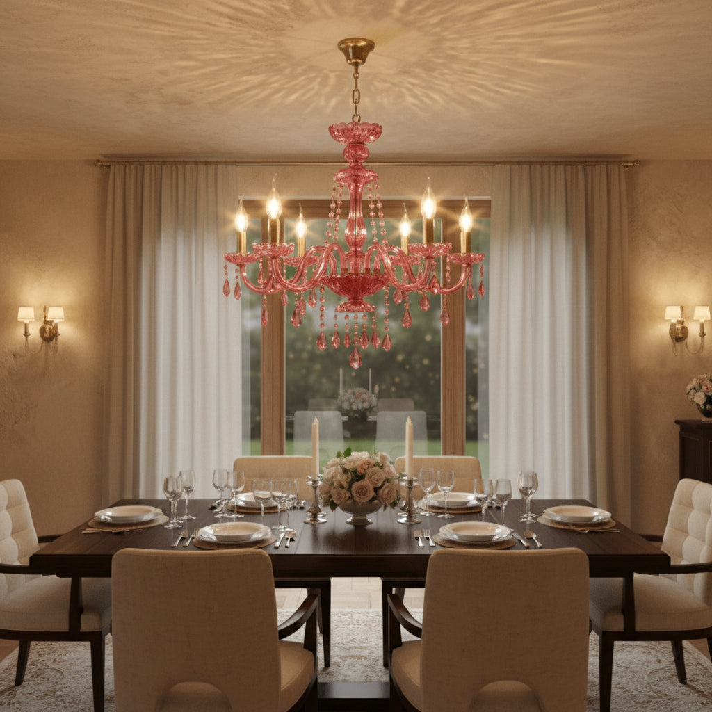 Brigitte Chandelier - Pink