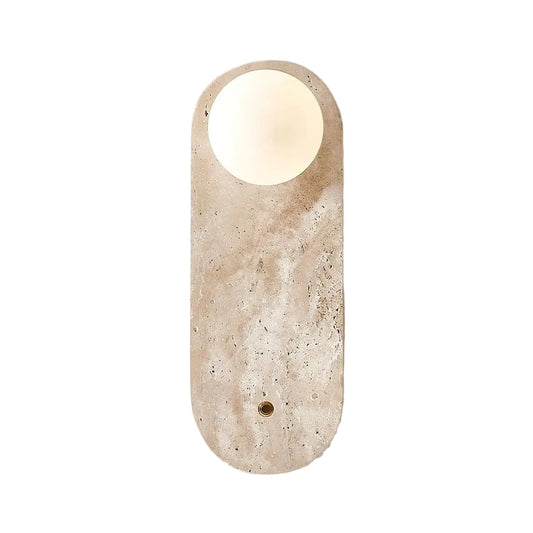 Eden Travertine Sconce 15"