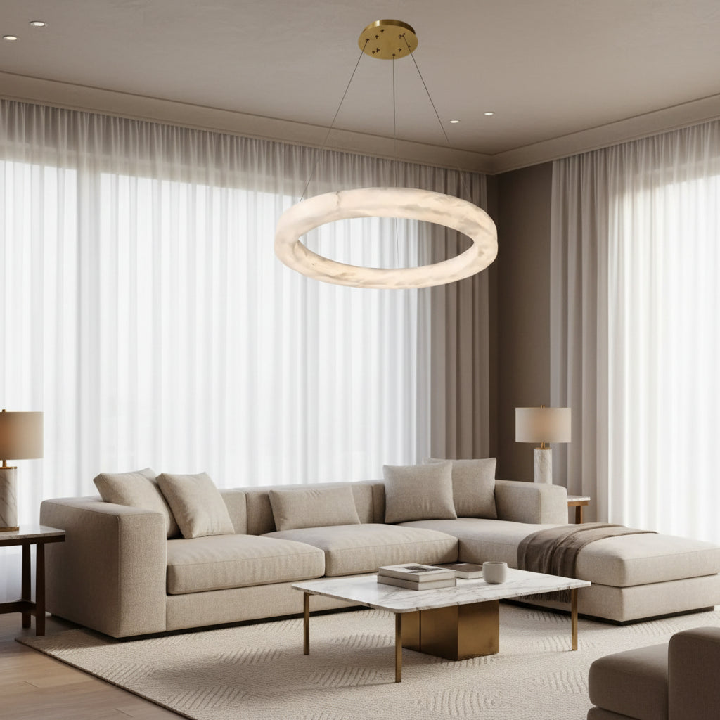 Kyklos Alabaster Chandelier
