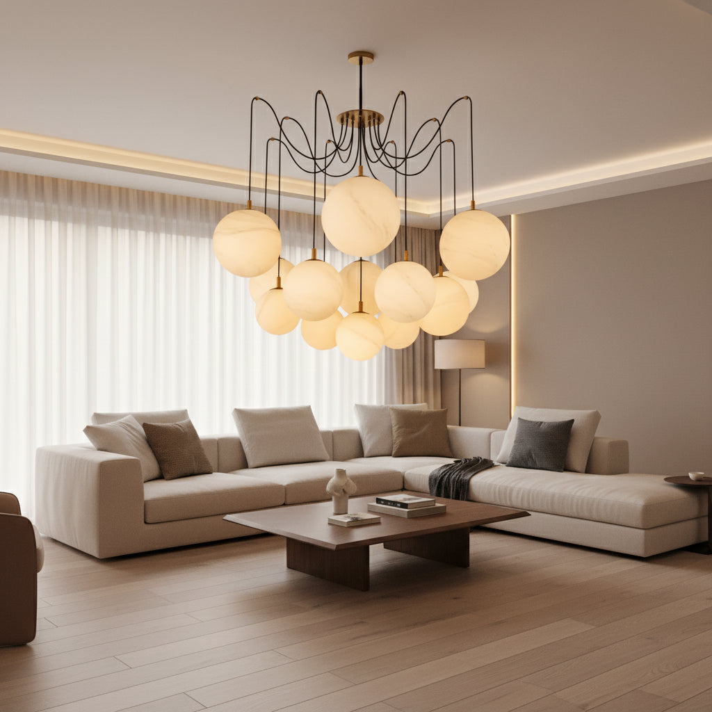 Svara Alabaster Chandelier