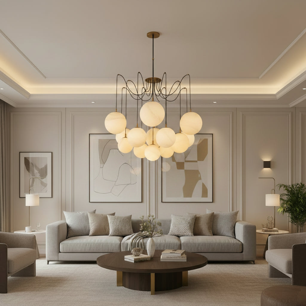 Svara Alabaster Chandelier