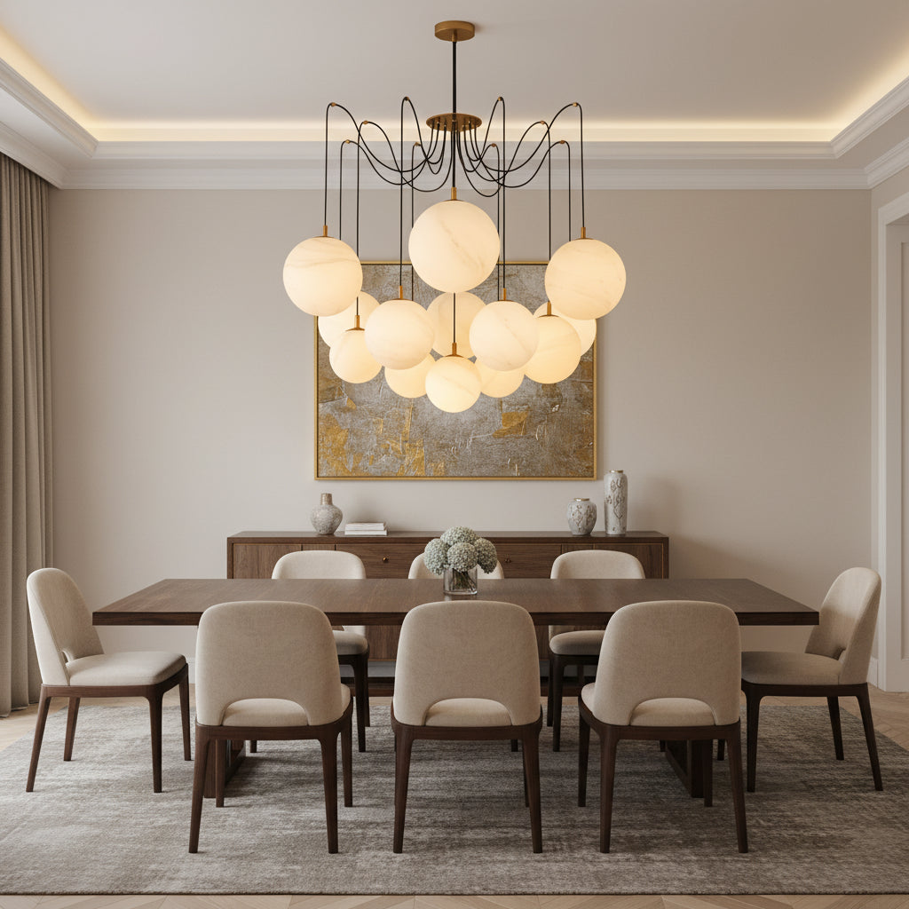 Svara Alabaster Chandelier
