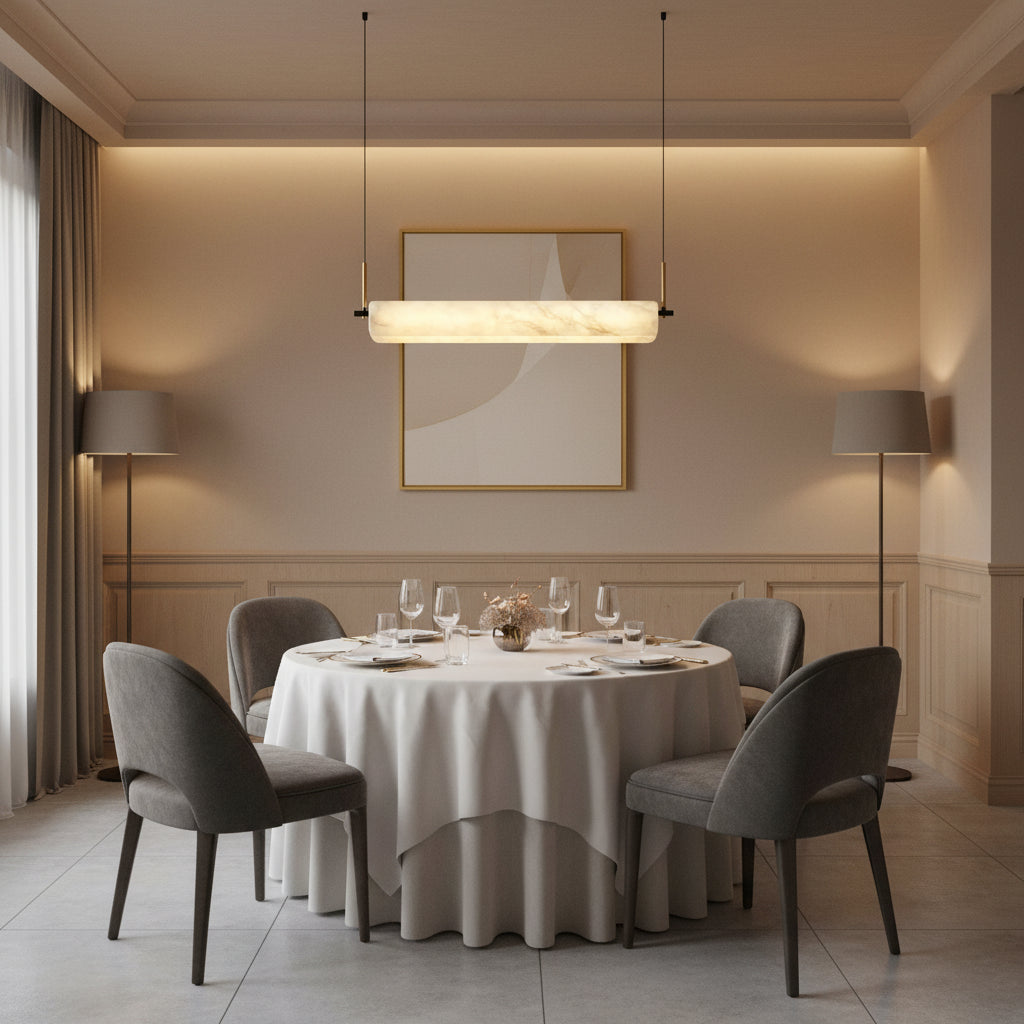 Zazu Alabaster Chandelier