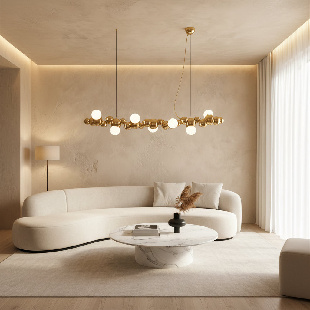 Molecules Chandelier