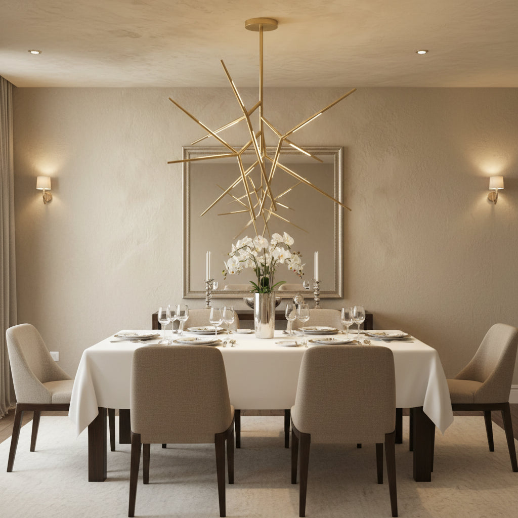 Spikey Chandelier