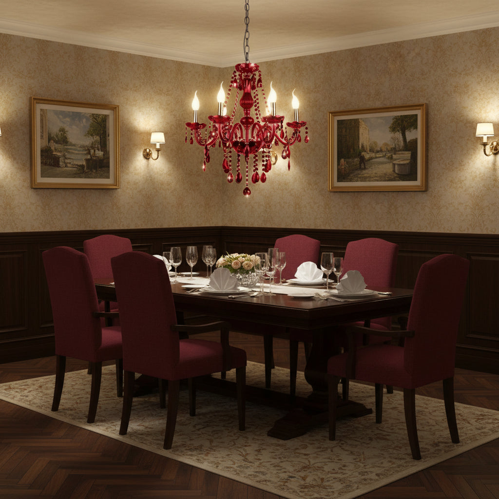 Brigitte Chandelier - Red
