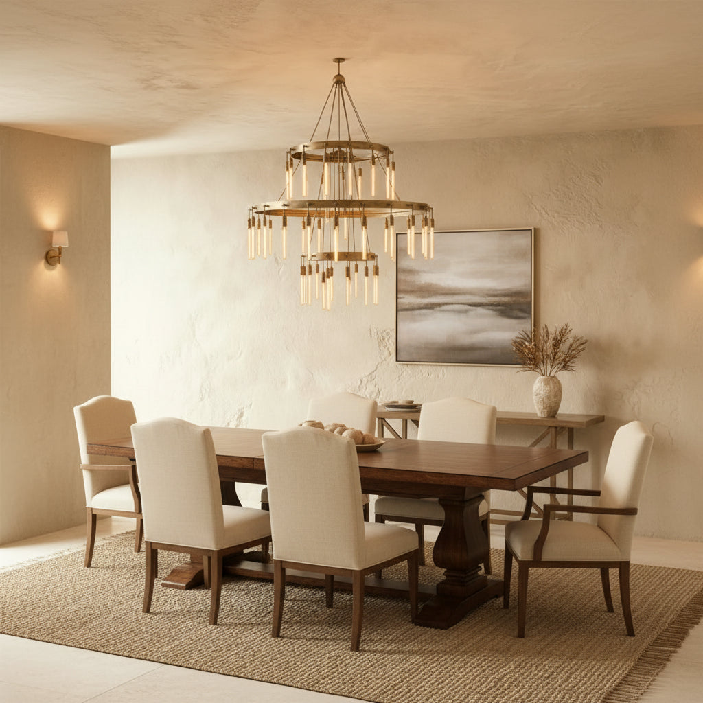 Sidero 3-Tier Round Chandelier