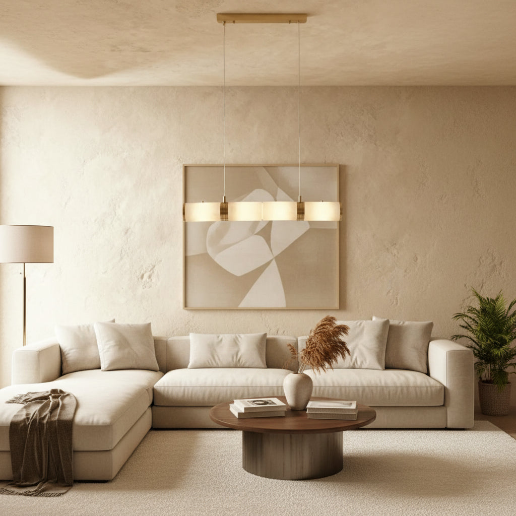 Miglan Alabaster Chandelier Light