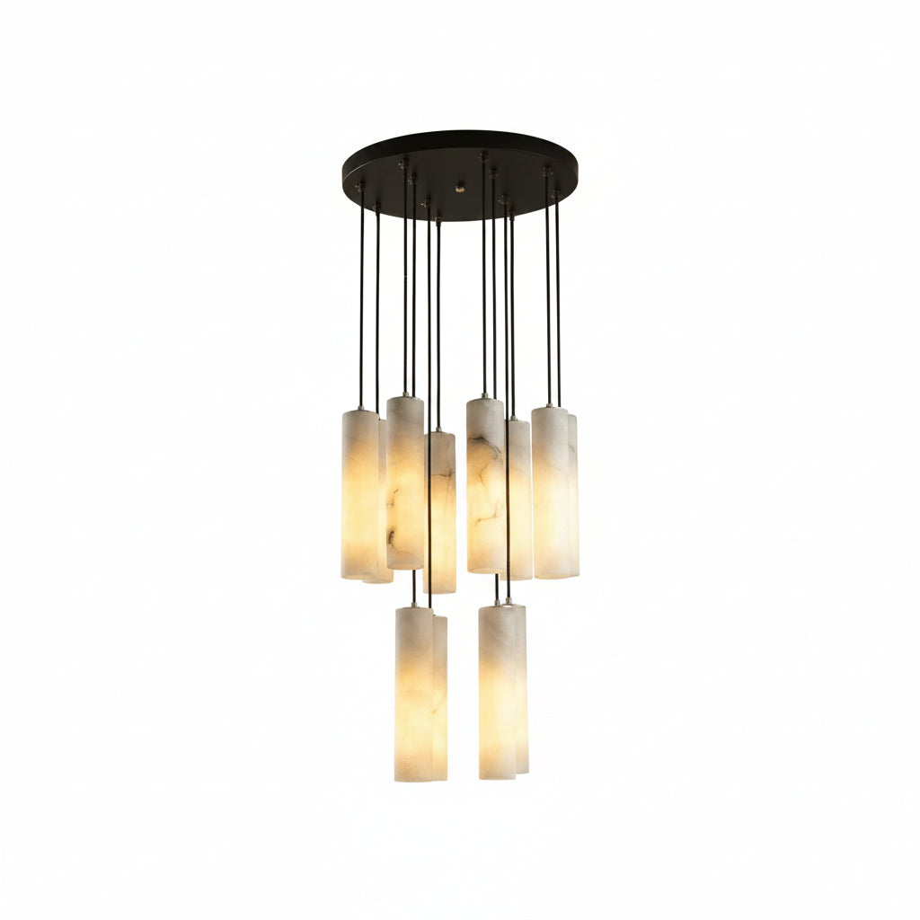 Entokei Alabaster Chandelier Light