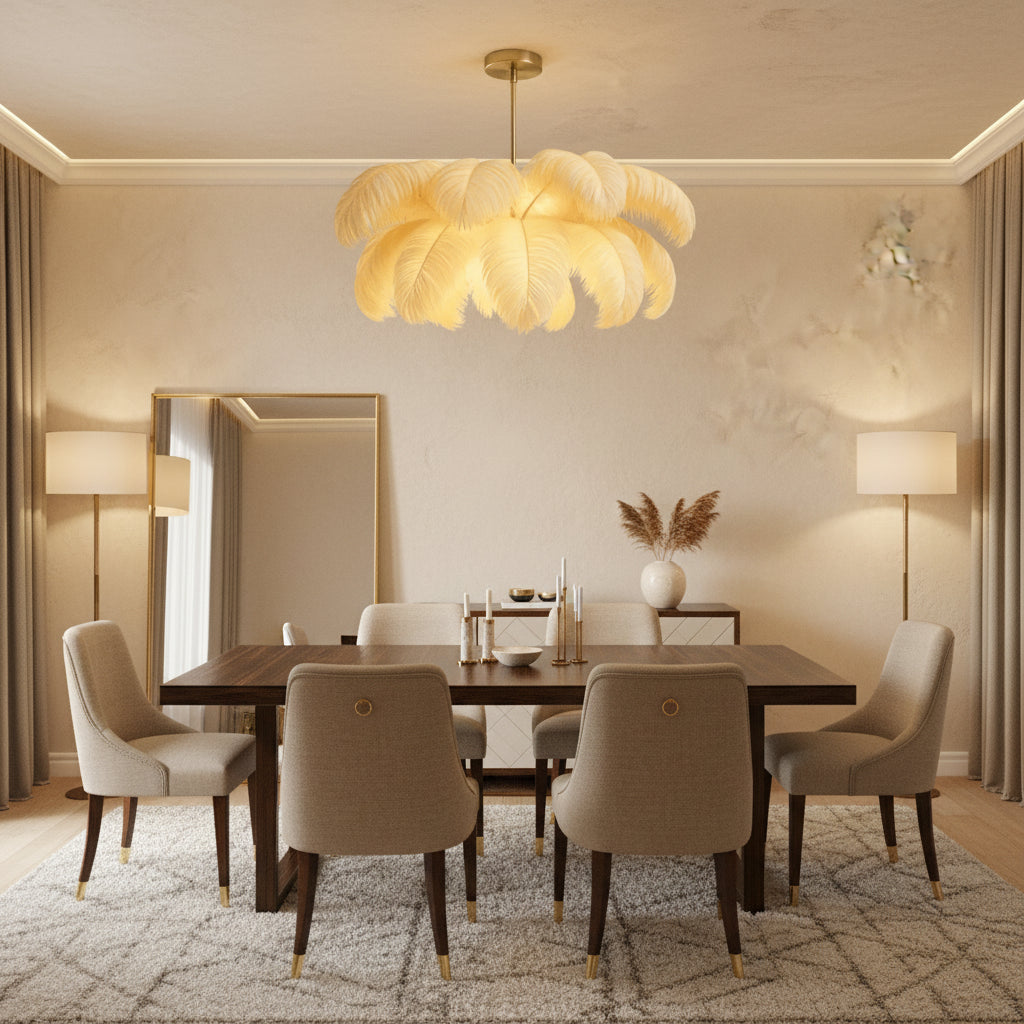Plume Chandelier