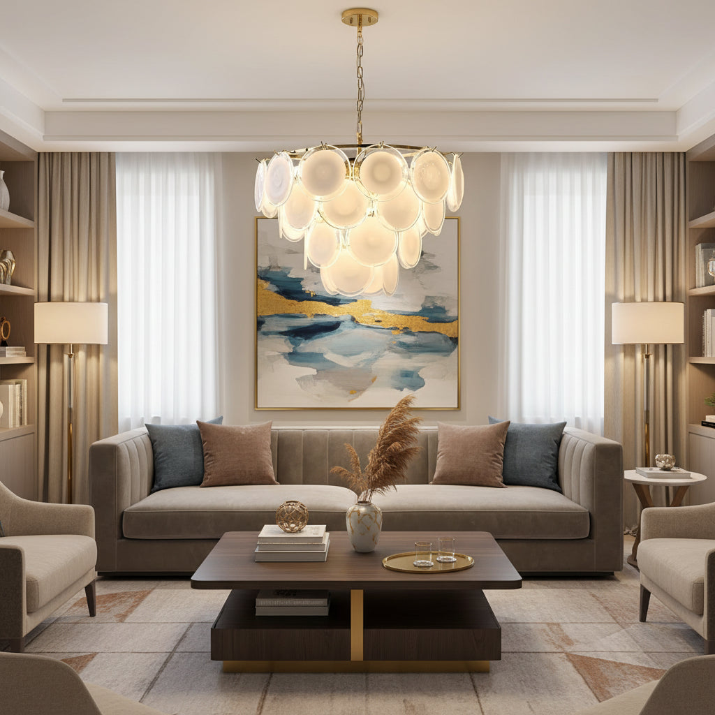 Bettina Glass Chandelier