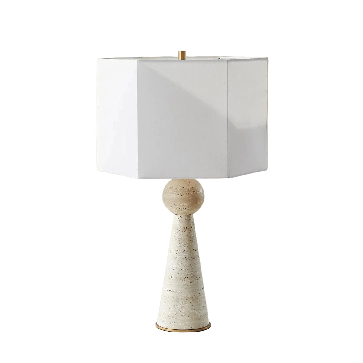Alviso Travertine Table Lamp