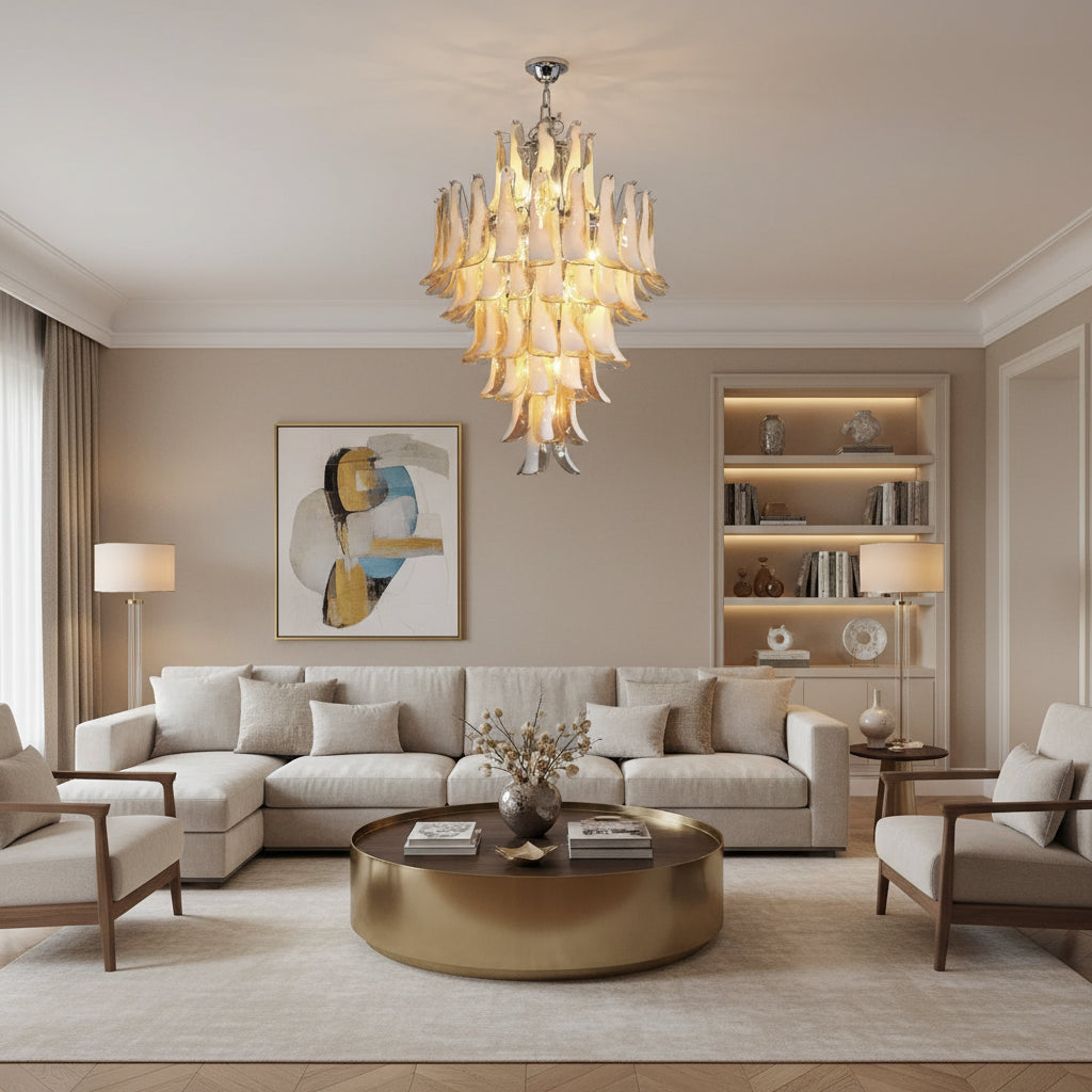 Dravina Glass Petals Pendant Lamp
