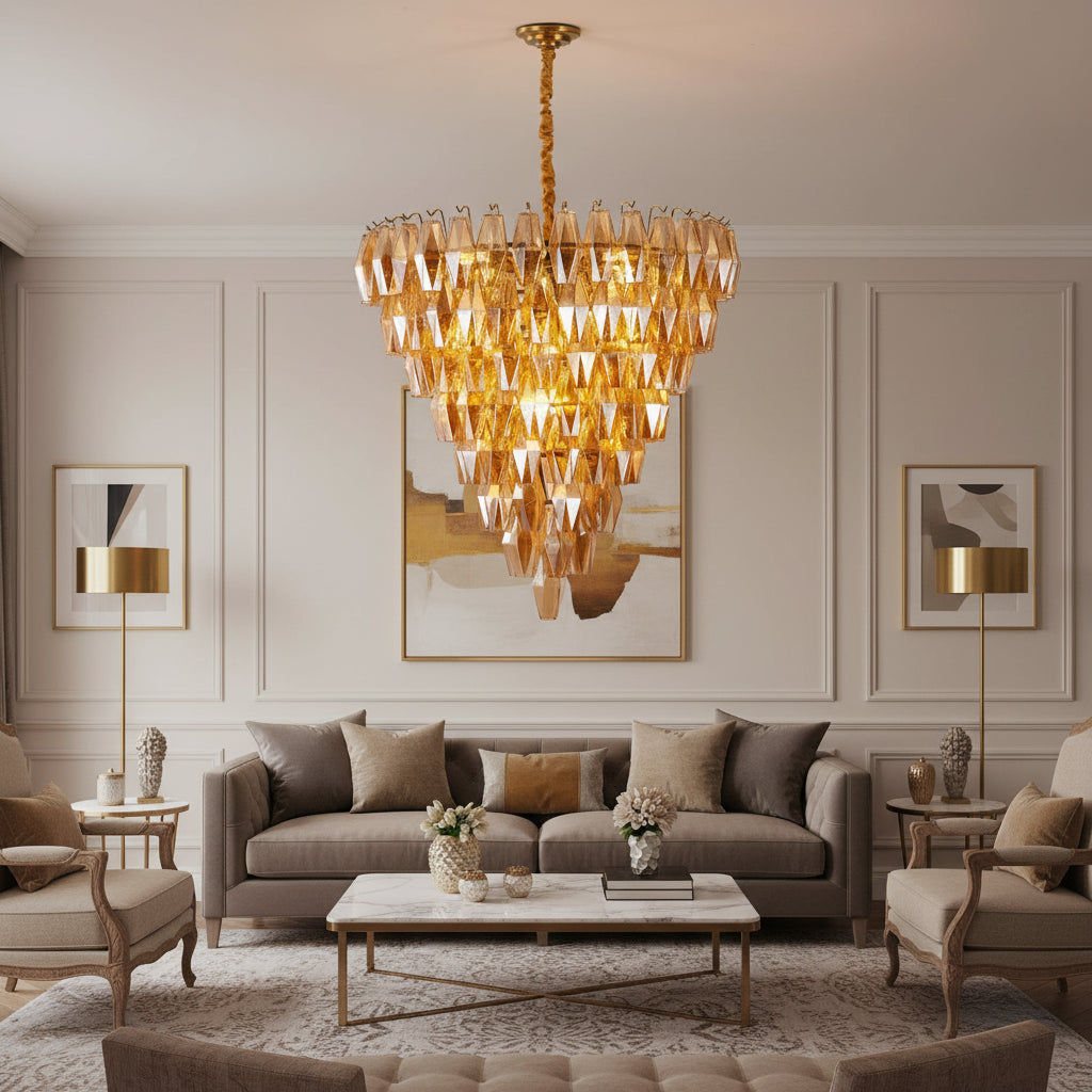 Amber Empire Chandelier