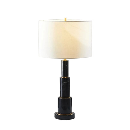 Adair Marble Table Lamp - Black