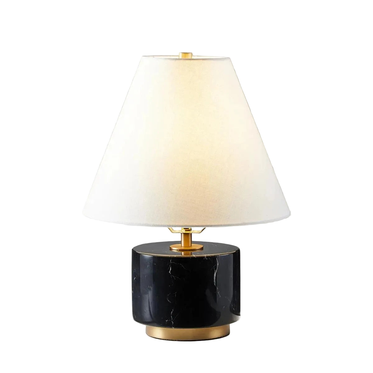 Arden Marble Table Lamp - Black