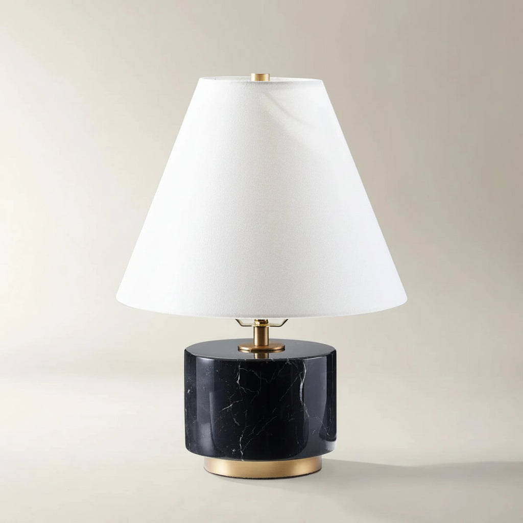 Arden Marble Table Lamp - Black