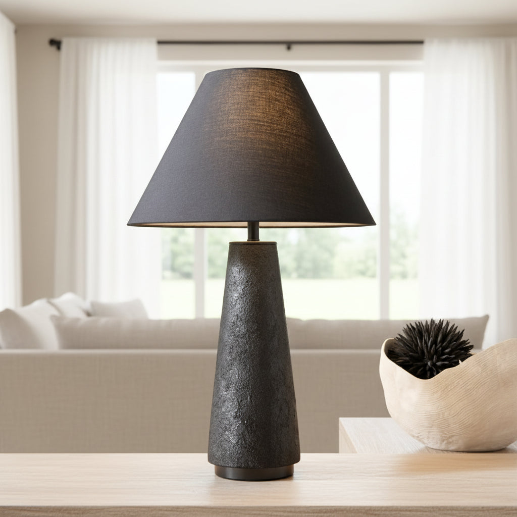 Beton Table Lamp - Black