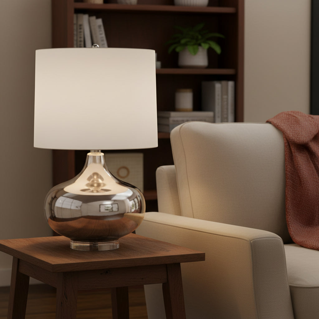Sabrina Table Lamp - Silver