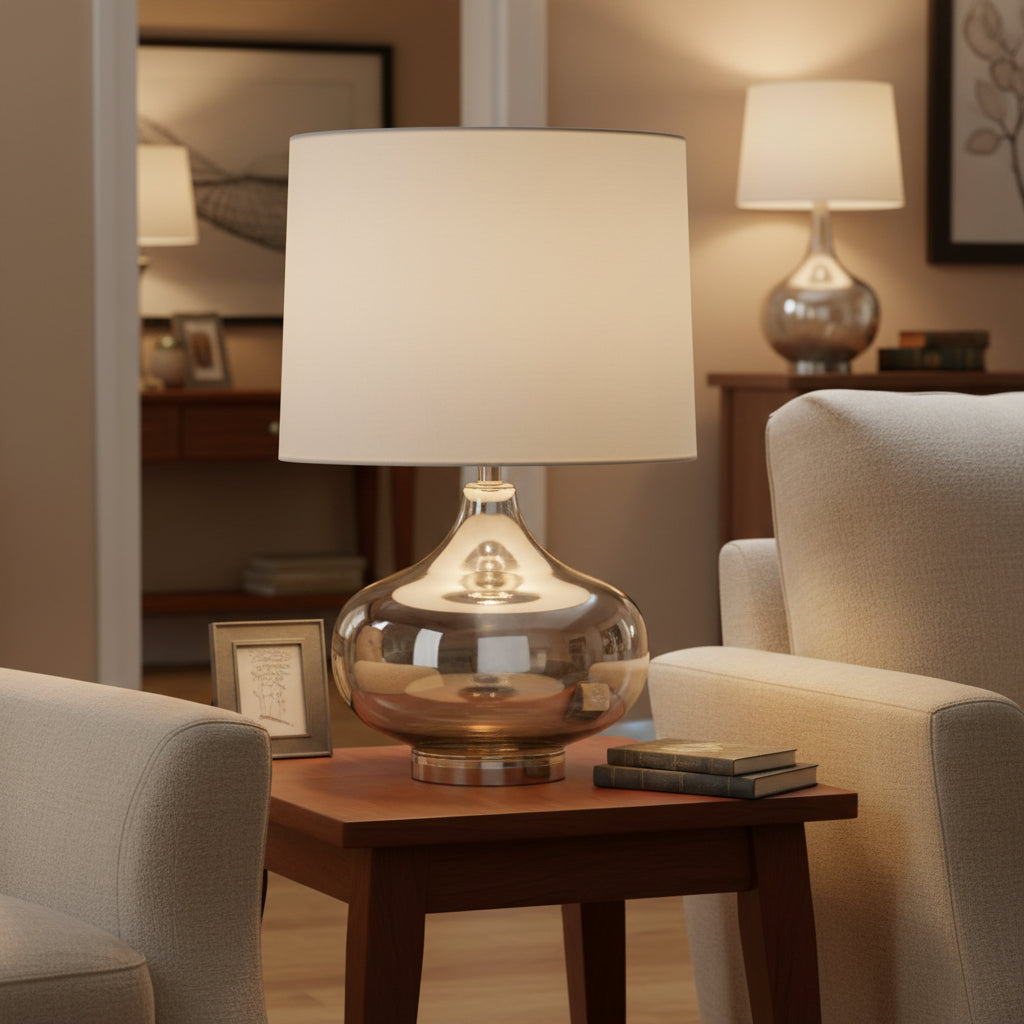 Sabrina Table Lamp - Silver