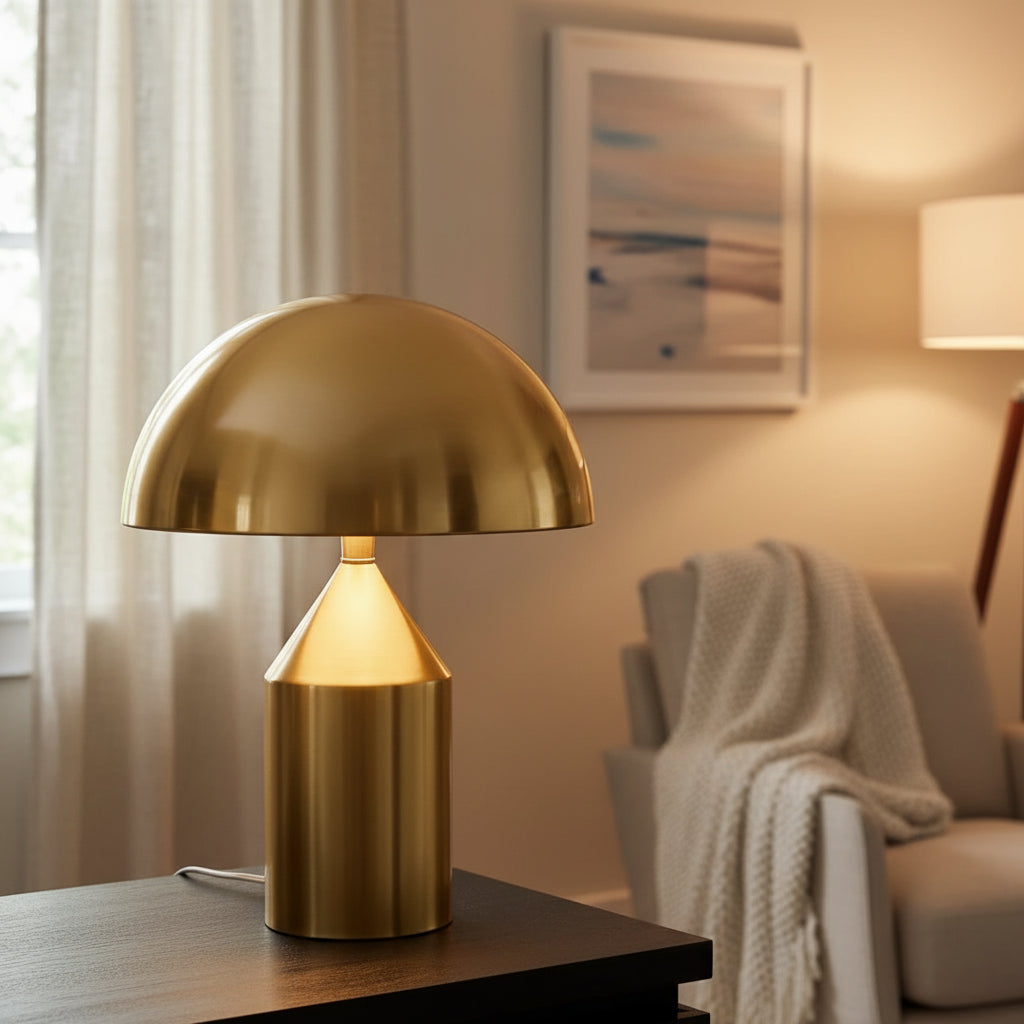 Arlen Metal Table Lamp - Gold